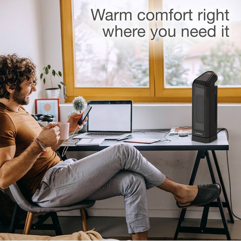 slide 11 of 12, Lasko Digital Ceramic Tower Heater with Remote Control CT16670, 1 ct