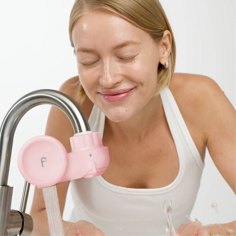 slide 3 of 6, Filterbaby Faucet Filter Essential Pink, 1 ct