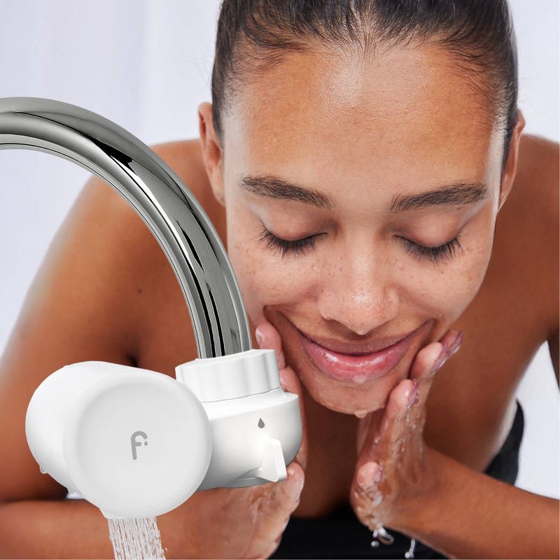 slide 3 of 6, Filterbaby Faucet Filter Essential White, 1 ct
