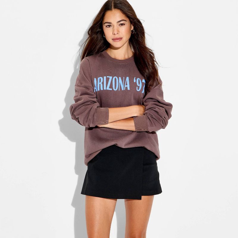 slide 1 of 3, Women's Mini A-Line Skirt - Wild Fable™ Black S, 1 ct