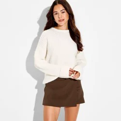 Women's Mini A-Line Skirt - Wild Fable™ Brown S