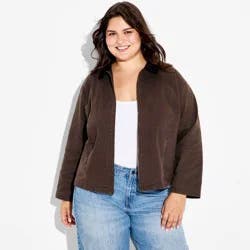 Women's Twill 90's Barn Field Jacket - Wild Fable™ Brown XXL