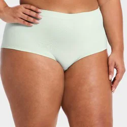 Women's Seamless Boy Shorts Underwear - Auden™ Mint Green 3X