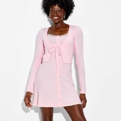 Women's Mini Slip Dress - Wild Fable™ Light Pink M
