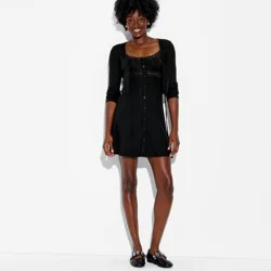 Women's Mini Slip Dress - Wild Fable™ Black S