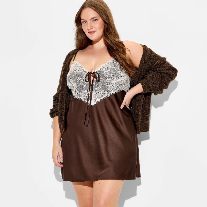 light brown overall dress Midnight Kiss Mini Slip – Stella Dallas