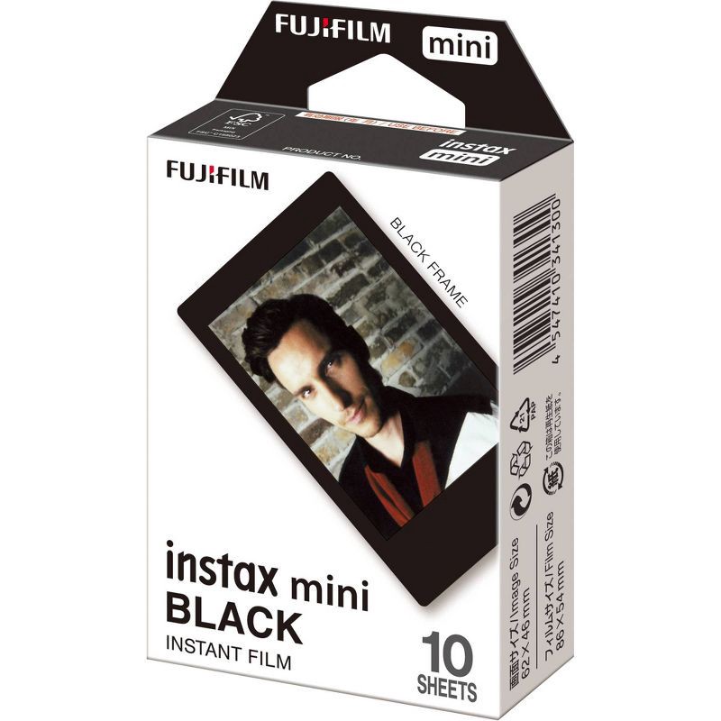 slide 2 of 3, Fujifilm instax mini Film Black Border - 10ct, 10 ct