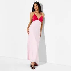 Women's Triangle Cup Maxi Dress - Wild Fable™ Red S
