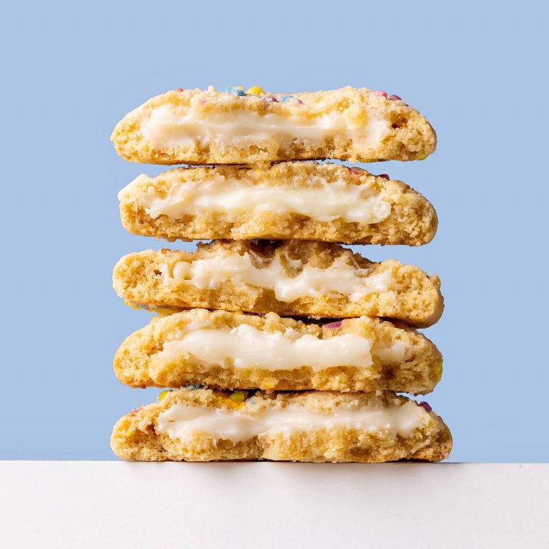 slide 3 of 4, D'Vine Cookies Stuffed Birthday Cake Bites - 8oz, 8 oz