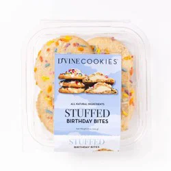 D'Vine Cookies Stuffed Birthday Cake Bites - 8oz