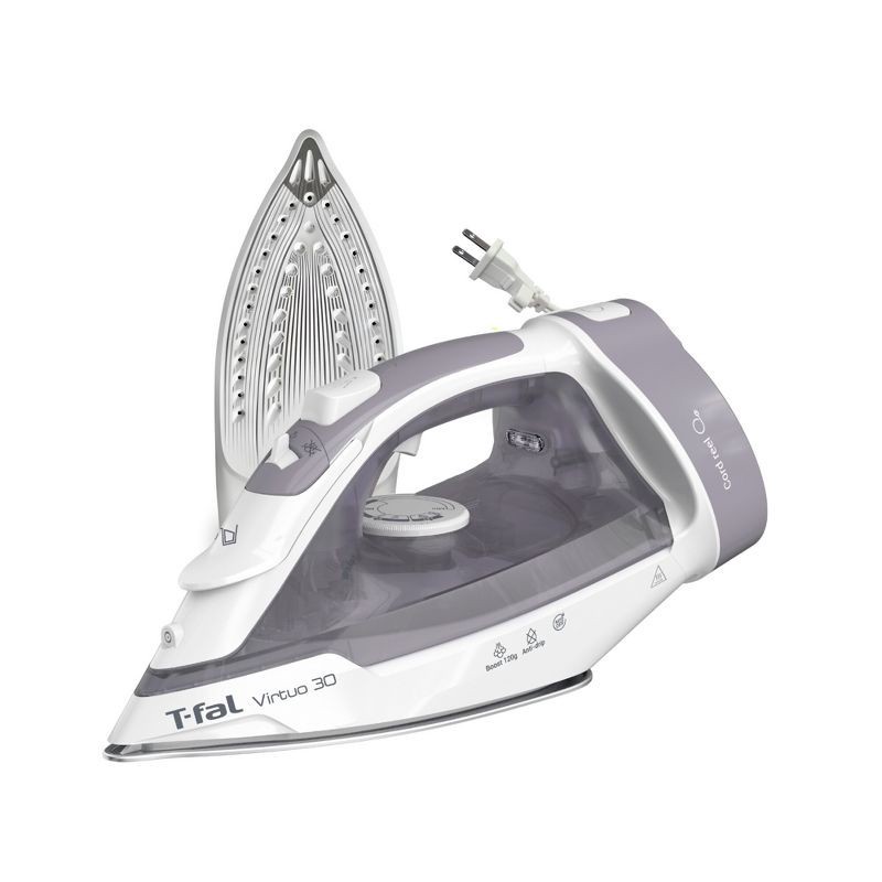 slide 1 of 10, T-Fal Virtuo 30 Cord Reel Steam Iron, 1 ct
