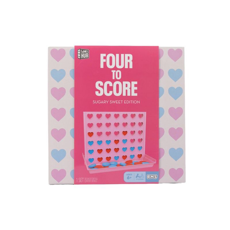 slide 3 of 4, RMS USA Valentine's Four to Score - Sweet Board Game, 1 ct