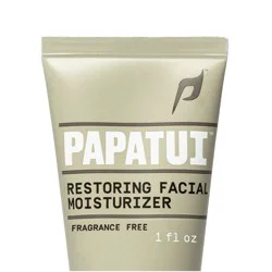 Papatui Restoring Niacinamide and Hyaluronic Acid Paraben-Free Men's Face Moisturizer - Travel Size - 1 fl oz