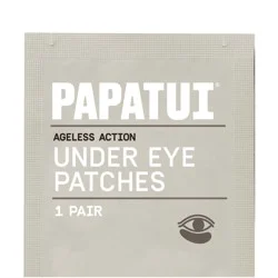 Papatui Men's Paraben-Free Niacinamide, Hyaluronic Acid and Caffeine Under Eye Patches - Unscented - 1 Pair