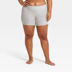 Women's Cloud Knit Boxer Briefs Underwear - Auden™ Heathered Gray XXL