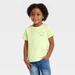 Toddler Boys' Short Sleeve Classic Fit Graphic T-Shirt - Cat & Jack™ Yellow 4T