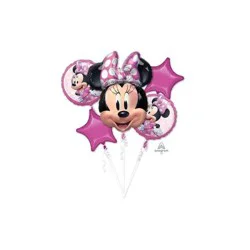Anagram 5pc Minnie Mouse Foil Balloon Bouquet