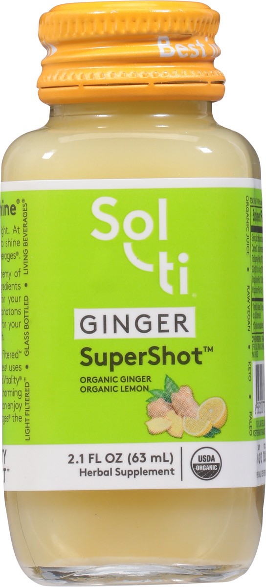 slide 4 of 9, Sol-ti Supershot Ginger Living Beverage 2.1 fl oz, 2.10 fl oz