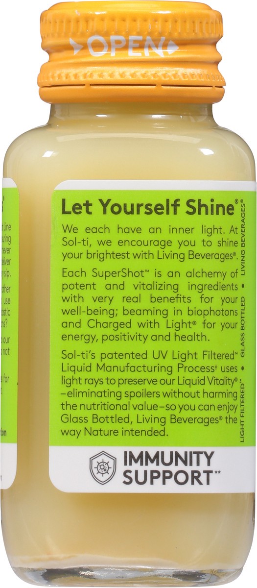 slide 5 of 9, Sol-ti Supershot Ginger Living Beverage 2.1 fl oz, 2.10 fl oz