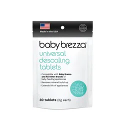 Baby Brezza Universal Descaling Tablets - 30ct: Prevents Lime Scale, Removes Residue, Citrus Scent