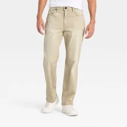 Men's Lightweight Vintage Straight Fit Jeans - Goodfellow & Co™ Tan 30x32