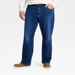 Men's Relaxed Fit Jeans - Goodfellow & Co™ Dark Wash 40x30