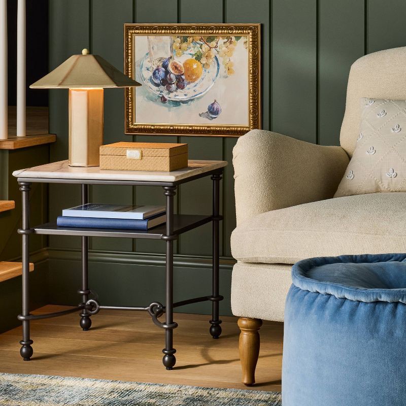 slide 2 of 5, Threshold designed w/Studio McGee Double Ceramic Table Lamp Tan - Threshold™ designed with Studio McGee, 1 ct