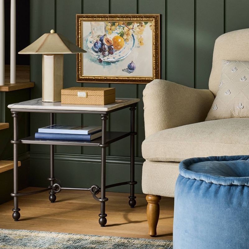 slide 3 of 5, Threshold designed w/Studio McGee Double Ceramic Table Lamp Tan - Threshold™ designed with Studio McGee, 1 ct