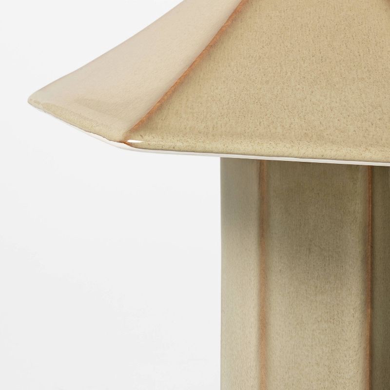 slide 4 of 5, Threshold designed w/Studio McGee Double Ceramic Table Lamp Tan - Threshold™ designed with Studio McGee, 1 ct