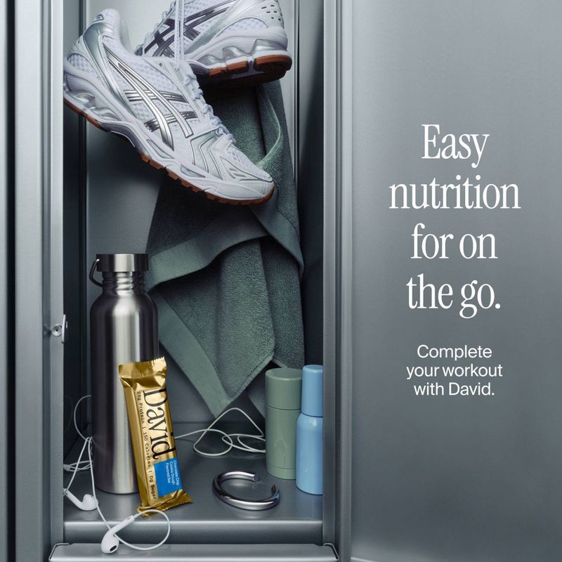 slide 8 of 9, David Protein Peanut Butter Chocolate Chunk High Protein Bars - 28g Protein - 4ct, 28 gram, 4 ct