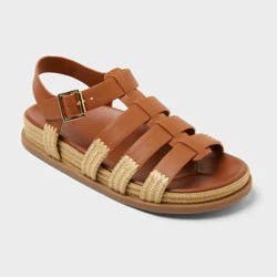 Women's Maverick Sandals with Memory Foam Insole - Universal Thread™ Brown 6