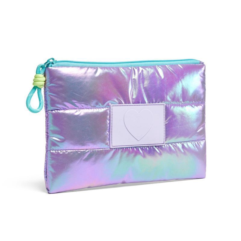 slide 2 of 2, Tween TwelveNYC Handbag Organizer Puffy Pouch - Purple, 1 ct