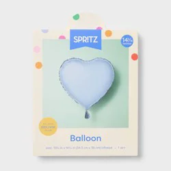 Heart Foil Balloon Blue - Spritz™
