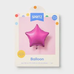 Star Foil Balloon Hot Pink - Spritz™