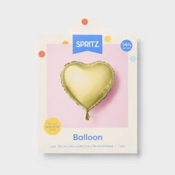 Heart Foil Balloon Gold - Spritz™