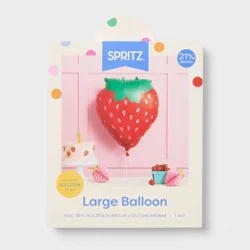 Large Strawberry Shaped Foil Balloon- Spritz™