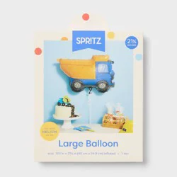 Large Dump Truck Shaped Foil Balloon- Spritz™