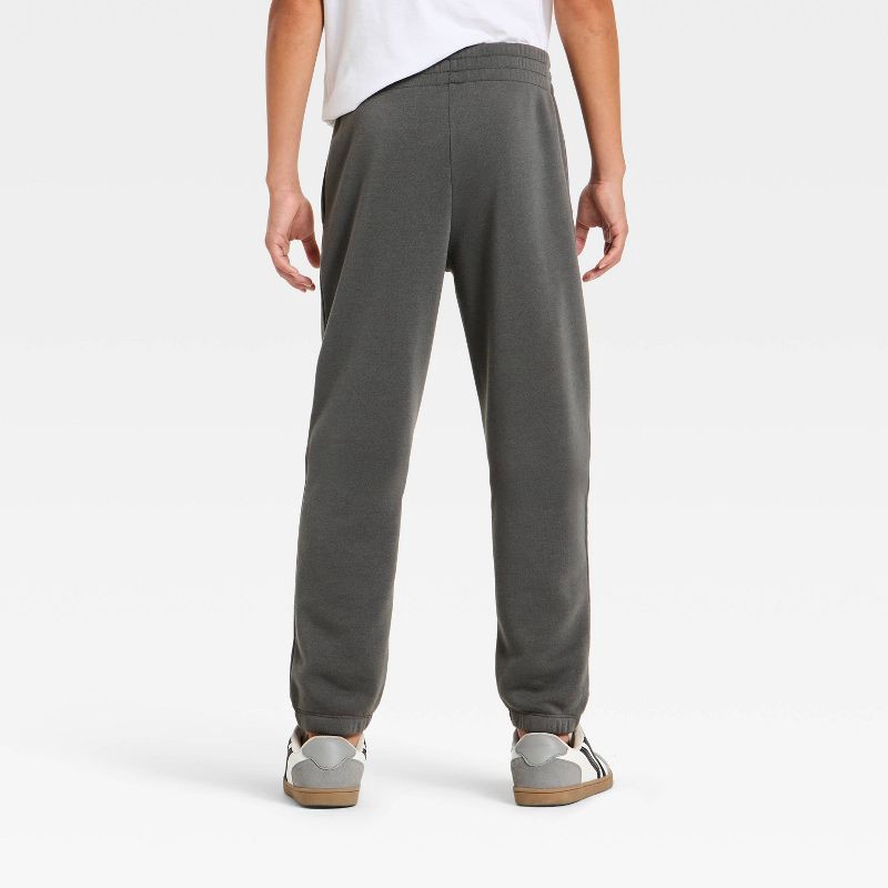 slide 3 of 4, Nintendo Boys' Super Mario and Luigi Fleece Jogger Pants - Charcoal Gray XS, 1 ct