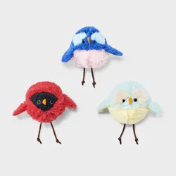 Birds Plush Cat Toy Set - 3pc - Boots & Barkley™