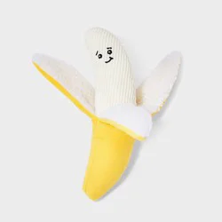 Banana Kicker Plush Cat Toy - Boots & Barkley™: Catnip Inside, Pounce Activity, All Breed Sizes