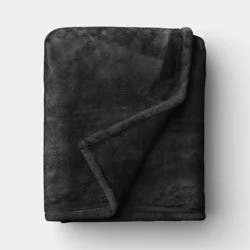 Oversized Primalush Throw Blanket Charcoal - Threshold™
