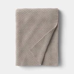 Everyday Knit Throw Blanket Brown - Threshold™