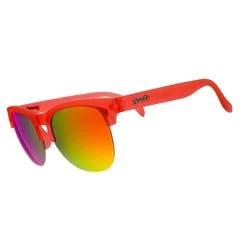 goodr Adult Chteau de Maraschino Plastic Square Sunglasses - Orange