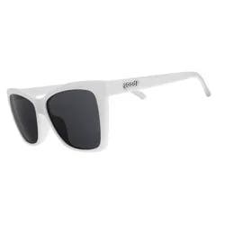 goodr Adult The Mod One Out Plastic Rectangle Sunglasses - White