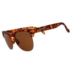 goodr Adult Positively Cosmopolitan Plastic Square Sunglasses - Brown