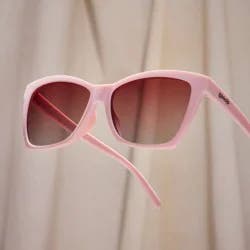 goodr Adult Rose Retail Therapy Plastic Rectangle Sunglasses - Pink