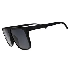 goodr Adult Fashion Week Dropout Plastic Square Sunglasses - Black
