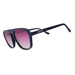 goodr Adult Deja Vu Daydream Plastic Square Sunglasses - Blue