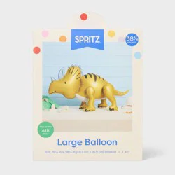 Large Airfilled Standing Triceratop Dinosaur Foil Balloon- Spritz™