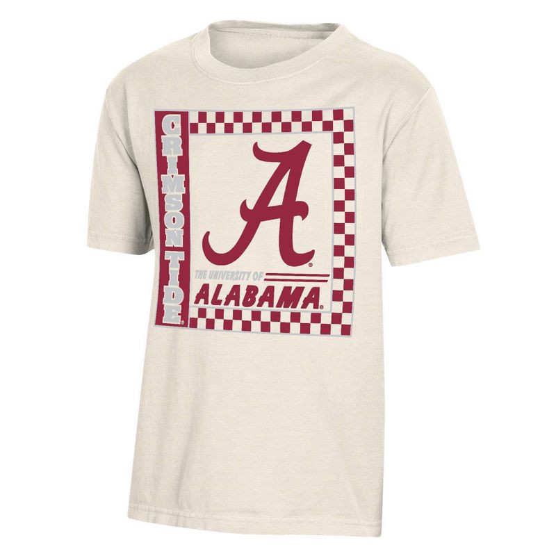 slide 1 of 3, NCAA Alabama Crimson Boys' Sand T-Shirt - XL, 1 ct